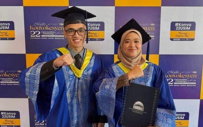 Graduan Palapes USIM buktikan tiada yang mustahil dengan semangat juang