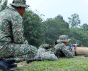 USIM Perkasa Bakat Ketenteraan Melalui Latihan Menembak 2025