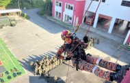 Latihan Abseiling dan Keyakinan Diri Mantapkan Kecergasan Tempur Pegawai Kadet PALAPES USIM
