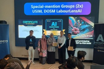 USIM raih Pengiktirafan Khas di AI Hackathon Sektor Awam 2025
