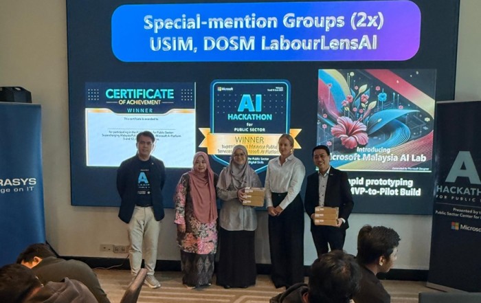 USIM Raih Pengiktirafan Khas di AI Hackathon Sektor Awam 2025