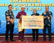 Rahman rangkul Johan, lakar kejayaan hatrik buat USIM dalam Sayembara Puisi Kemerdekaan Peringkat Wilayah Persekutuan Kuala Lumpur dan Putrajaya