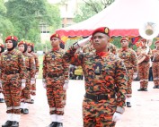 67 mahasiswa ditauliah Pegawai Bomba Bantuan Kor Siswa dalam Majlis Pentauliahan 2025