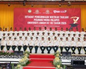 39 Pegawai Kadet PALAPES USIM ditauliah Dalam Istiadat Perbarisan Pentauliahan Diraja dan Pengurniaan Watikah Tauliah Pegawai Kadet PALAPES Universiti Awam Ke-43