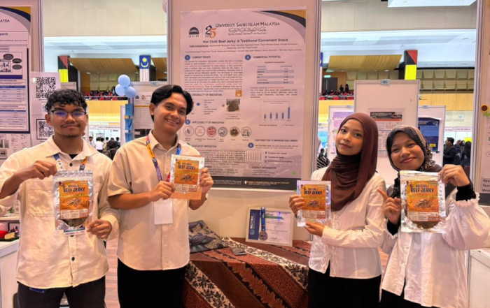 Pelajar FST USIM Buktikan Daging Salai Pun Boleh Jadi Inovasi
