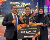 Najmi AdIi dinobatkan Tokoh Seni Warisan Siswa KPT