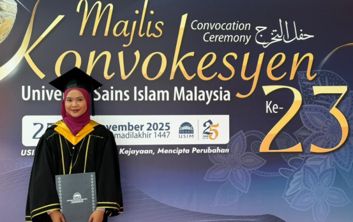 Firdaus Tamat Pengajian USIM Selepas Kemalangan Hampir Meragut Nyawa