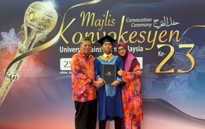 Firdaus Tamat Pengajian USIM Selepas Kemalangan Hampir Meragut Nyawa