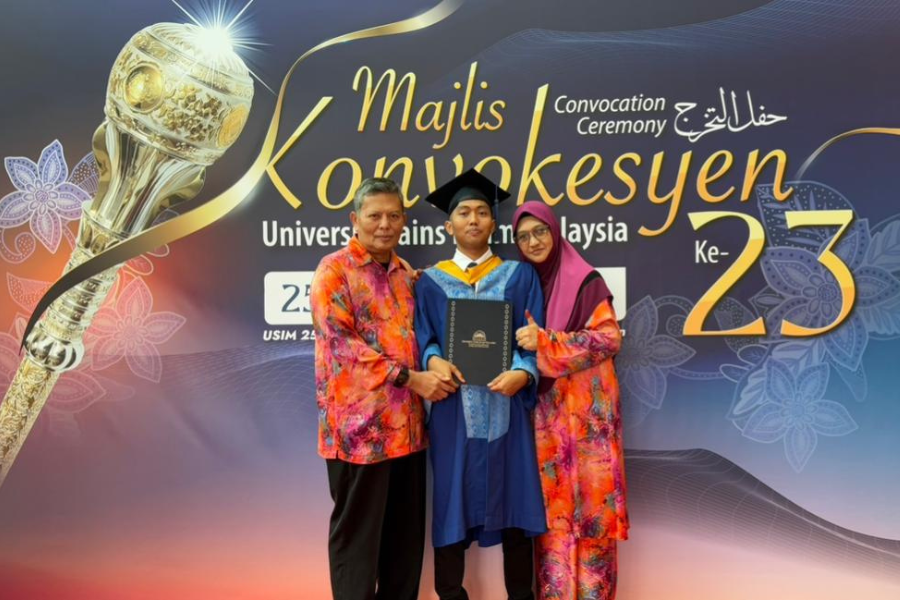 Firdaus Tamat Pengajian USIM Selepas Kemalangan Hampir Meragut Nyawa