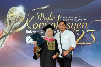 Sarat mengandung bukan penghalang Aliya untuk habiskan pengajian