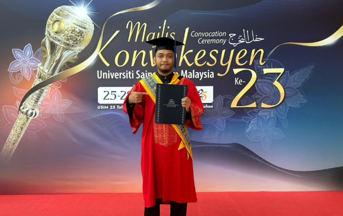 Hafiz 30 Juzuk, Jurutera Elektrik Cemerlang: Ridhwan Ungguli Anugerah Diraja USIM