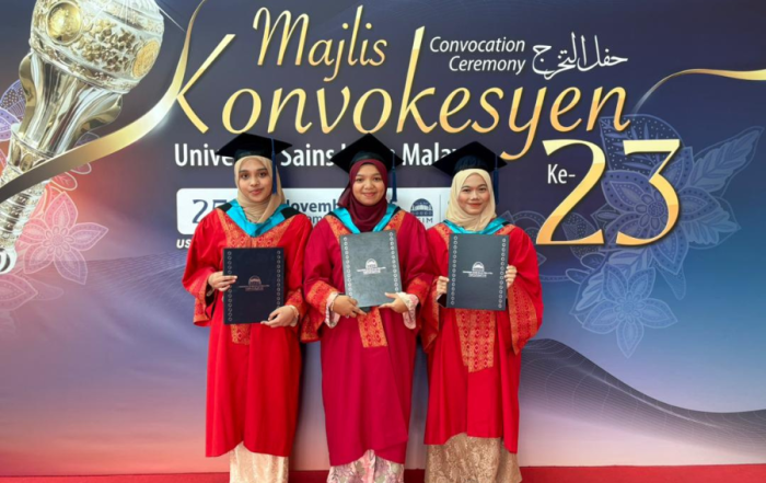 Tiga Hafizah 30 Juzuk Raih Ijazah Fizik Gunaan: Kejayaan Serentak Naqli dan Aqli Di USIM