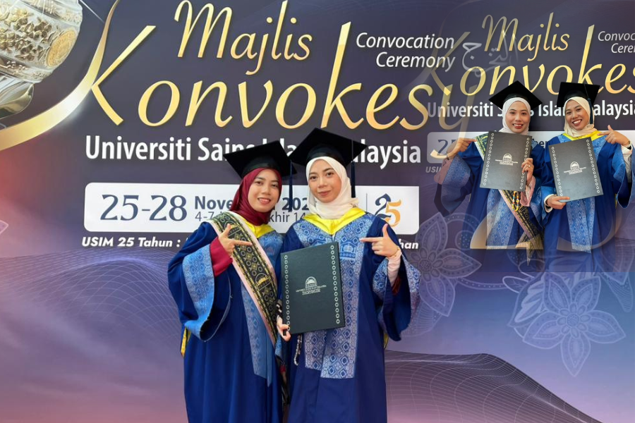 Dua Pasang Kembar Raih Ijazah: Kejayaan Berganda di Konvokesyen USIM