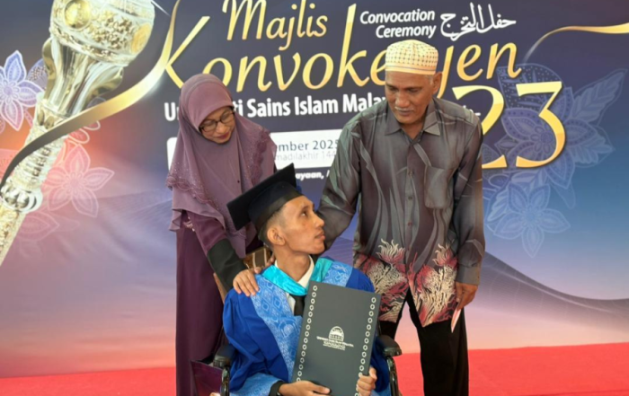 Tetap Gagah ke Pentas Konvo: Graduan USIM Bangkit Selepas Kemalangan
