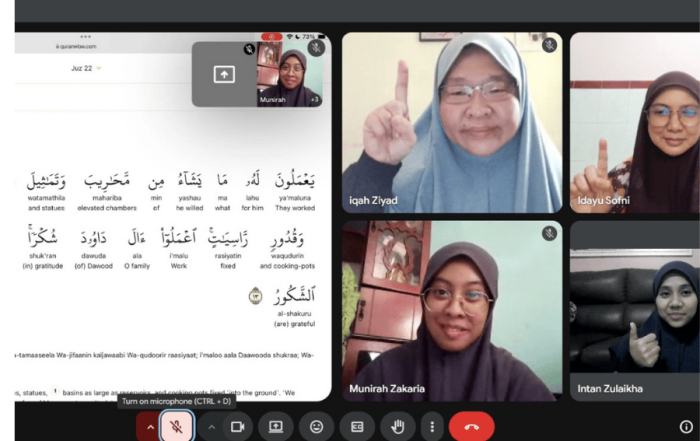 SAHABAT FAQEH USIM Anjur Online Tadarus Tanpa Suara Kali Ke-7