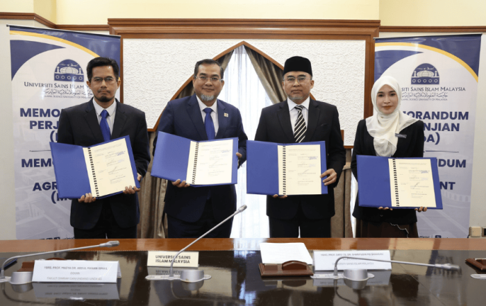 USIM DAN JKSNS meterai MoA Perkasa Penerbitan Perundangan Syariah Berimpak Tinggi