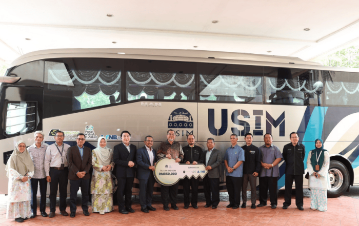 USIM lancar bas wakaf baharu, perkasa kebajikan dan keselamatan pelajar